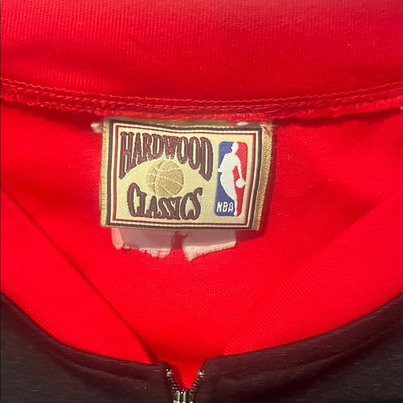 Majestic Red and Black Men's Blazer Warmup Jersey - Picture 2 of 8